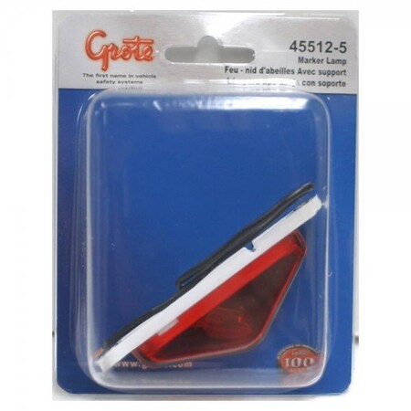Grote Clr/Mkr Lamp-Red-Peak Lens-Retail Pk, 45512-5 45512-5